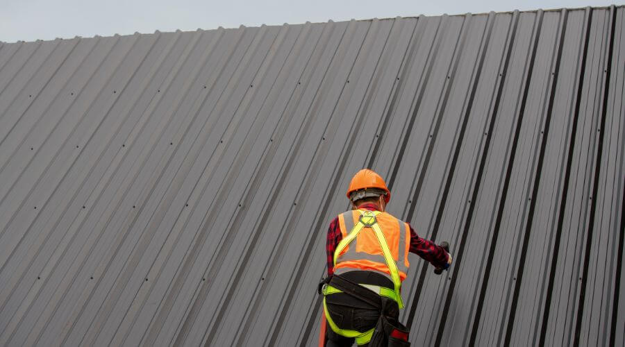 Professional metal roof installation services in Troutville, PA